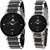 iik fancy couple watches silver black by  miss