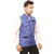 Kandy Blue Regular Fit Nehru Jacket For Men's