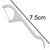Pack of 40 Pic,7.5cm Dental Floss Toothpick Teeth Cleaning Tool-01