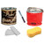 DDH Choclate Wax + 90 Wax Strips Pack + Wax Auto Cut Heater + Sponge and Free Knife
