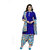 Minu Suits Navy Blue Casual churidaar kurta with dupatta unstitch (Unstitched)