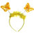 Mid Age Butterfly Wings, Magic Wand, Floral Tiara and Hairband Fairy Costume Set