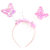 Mid Age Butterfly Wings, Magic Wand, Floral Tiara and Hairband Fairy Costume Set