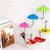3Pcs Colorful Umbrella Shape Wall Hook Small Decorative Objects