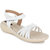 Naisha Women's White Sandals