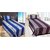 STOP N SHOP SET OF MULTI COLOR  BLUE POLY COTTON SINGLE BED SHEETS WITH 2 PILLOW COVERS