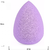Gugzy Water Drop Style Beauty Makeup Blender Sponge (Purple)