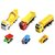 6 Pieces Pull Back Toy Cars Vehicle Playset Floor Play Push and Go Truck for Children Kids(Color vary)