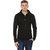 Black Collection Solid Men's Flap Collar Neck Black Full Sleeves T-Shirt