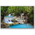 Tropical Waterfall Scenery Poster By Artifa