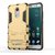 Jma Graphic Designed Kick Stand Hard Dual Rugged Armor Back Case Cover For Redmi Note 3 - Gold