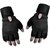 Pickadda Gyming Gym/Fitness Gloves (Free Size, Black)