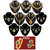 14Fashions by JewelMaze Gold Plated Zinc Alloy Multicolour 10 Set of Jewellery Combo with Free Kada and Ring-PAA1316
