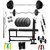 VENOM Home Gym with 40 Kg. Weight Plates, Dumbell Rods, Straight Rod, Curl Rod, 3 in 1 Bench, Gym Gloves, Skipping Rope & Hand Gripper