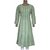 ADA Latest Chikan Collection Ethnic Hand Embroidered Green Cotton Kurti Party Wear A130918