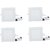 12w Square LED Ceiling Panel light -Pack of 4pcs By Paridhi Collections