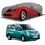 MotRoX Water Resistant  Car Cover For Nissan Evalia (Grey With Mirror )