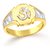 Vidhi Jewels Gold Alloy Gold Plated Ring For Men,Boy
