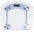 Skycandle White Electronic Personal Weighing Scale with glass top