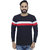 Christy World Black Round Neck Long Sleeve T-shirt for Men