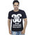 Christy World Black Round Neck Long Sleeve T-shirt for Men