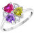 Vidhi Jewels Silver Alloy Silver Plated Ring For Women