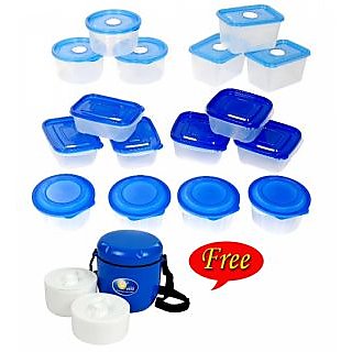 16 Pcs Food Storage Container Set + FREE Lunch Box TD-4122
