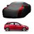 InTrend All Weather  Car Cover For Toyota Cruiser (Designer Grey  Red )