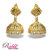 Rabbi Gold plated Big Jhumka EarringsHigh quality 6 month color warranty