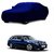 DrivingAID Water Resistant  Car Cover For Hyundai Verna (Blue With Mirror )