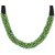 Choker style green colored necklace for women with small Beads