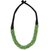 Choker style green colored necklace for women with small Beads