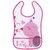Wonderkids PVC Plastic Baby Bib Rabbit Print  Pink