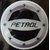 Reflective Black Petrol Car Fuel Lid Decal /Sticker Rubber printed(10cm)