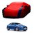 MotRoX UV Resistant Car Cover For Hyundai Elantra (Designer Red  Blue )