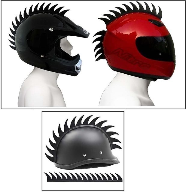 mohawk bike helmet