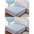 Home Castle 2 PC Non Woven Fabric Waterproof Double Bed Mattress Protector with Elastic Strap (Assorted Color)