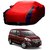 AutoBurn UV Resistant Car Cover For Hyundai Eon (Designer Red  Blue )