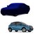 InTrend Water Resistant  Car Cover For Tata Manza (Blue With Mirror )