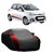 Speediza Water Resistant  Car Cover For Hyundai Grand I10 (Designer Grey  Red )