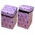 Home Luxurious 1 Piece Multi-color Foldable Storage Stools-(hl-stb7)