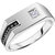 Rm Jewellers 92.5 Sterling Silver American Diamond Stylish Glorious Ring For Men