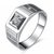 Rm Jewellers 92.5 Sterling Silver American Diamond Stylish Amazing Ring For Men