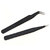 2x Black Anti-static Straight Curved Tweezers