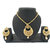 My Design Gold Plated Chain Pendant Set For Women And Girls