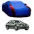 DrivingAID All Weather  Car Cover For Mahindra 500 (Designer Blue  Red )