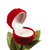Rose Flower Ring Case Velvet Jewellery Box Valentine Couple Wedding Lover Gift