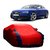 RoadPluS Car Cover For Hyundai SantaFe (Designer Red  Blue )