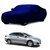 AutoBurn Water Resistant  Car Cover For Honda Accord (Blue With Mirror )