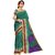 RK FASHIONS Green Bhagalpuri Party Wear Printed Saree With Unstitched Blouse - RK234122